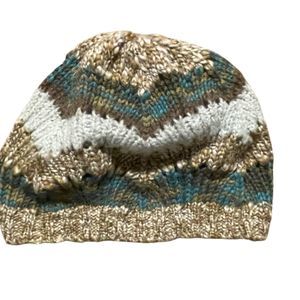 Boho slouchy knit hat